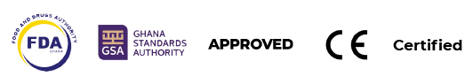 FDA Ghana approved · GSA approved · CE certified